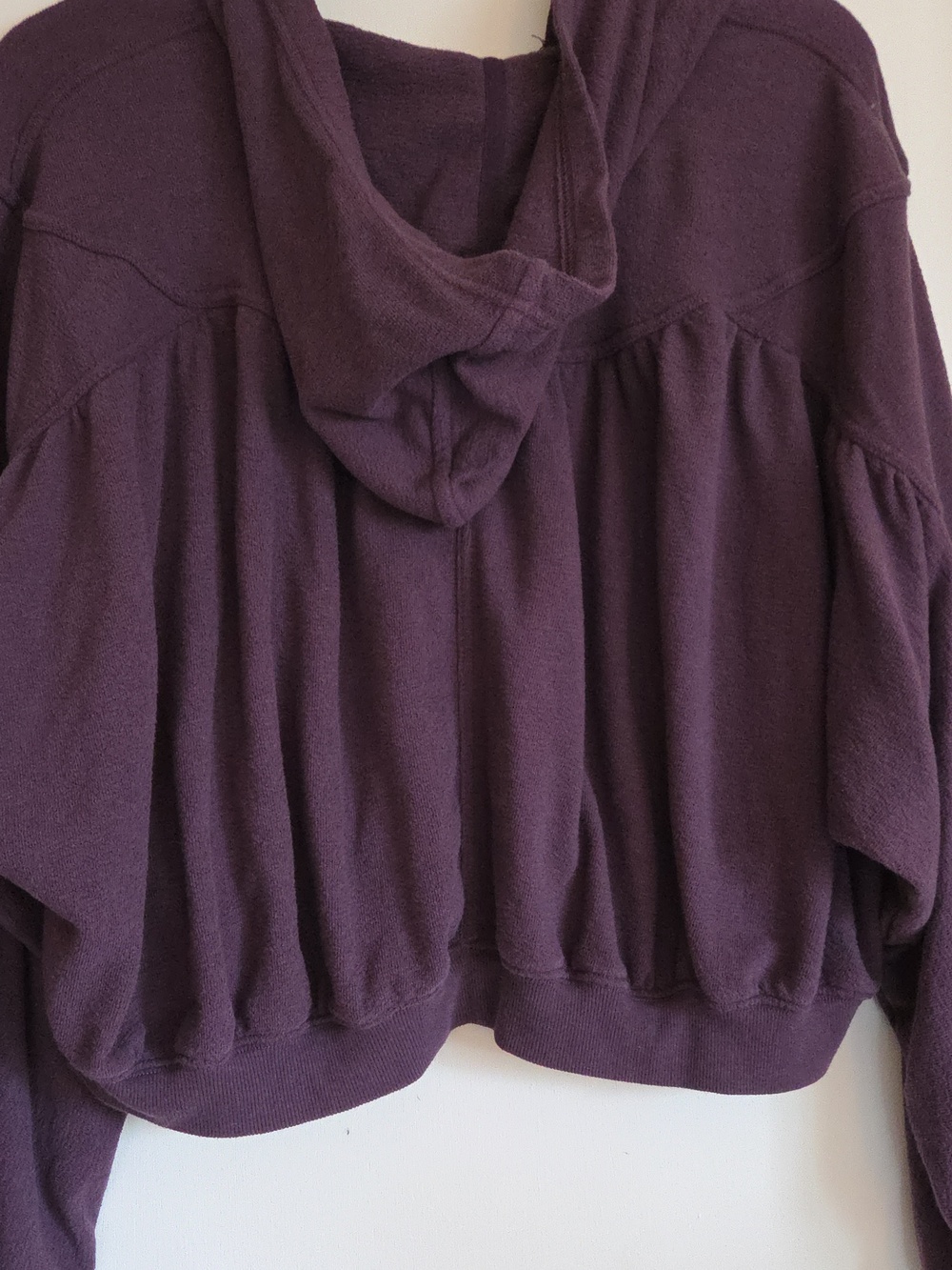 aerie Plum Zip Hoodie - Picture 2 of 3